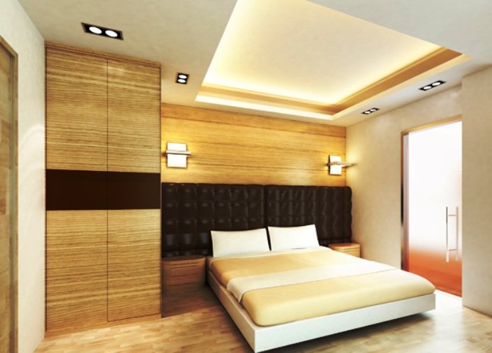 Дизайн гипсокартонных потолков для спальни