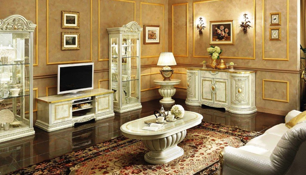 мебель для гостиной в классическом стиле