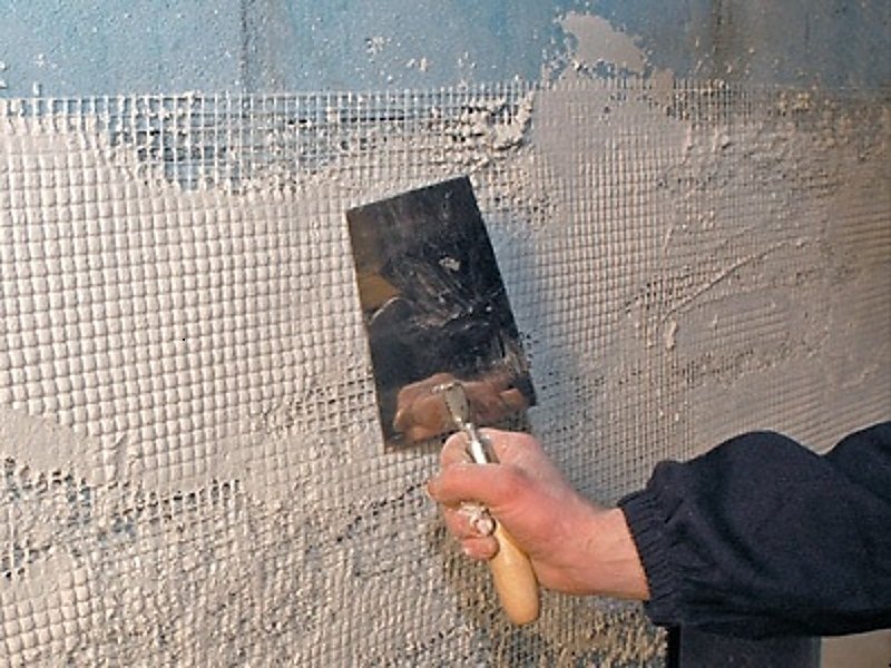 ремонт трещин на стенах