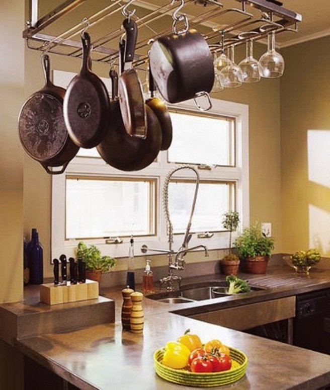 подвесная система для хранения различной кухонной утвари